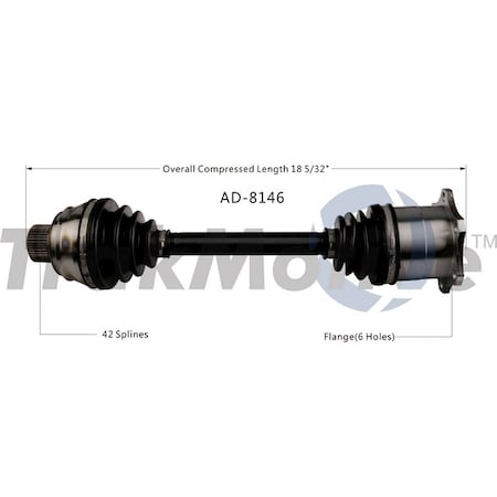 Cv Axle Shaft,Ad-8146